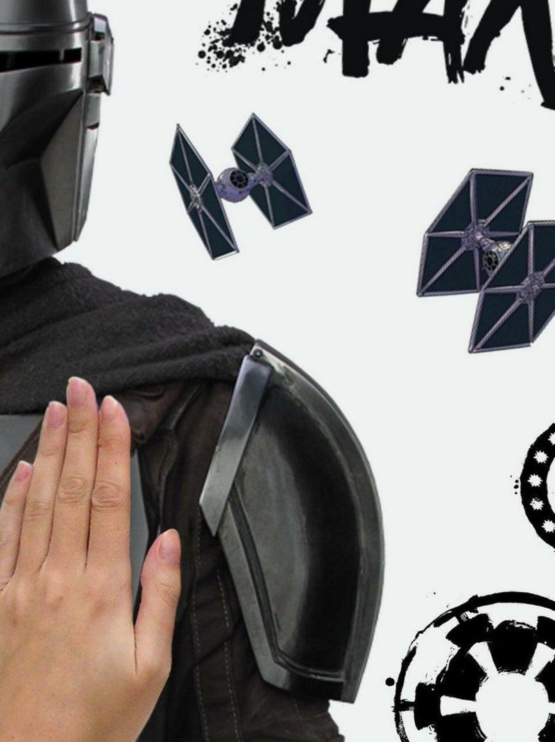 Sticker Mural Géant Beskar The Mandalorian Star Wars Multicolore - Kiabi