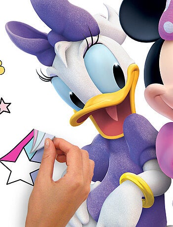 Sticker Mural Géant Disney Minnie Mouse et alphabet pour personnaliser