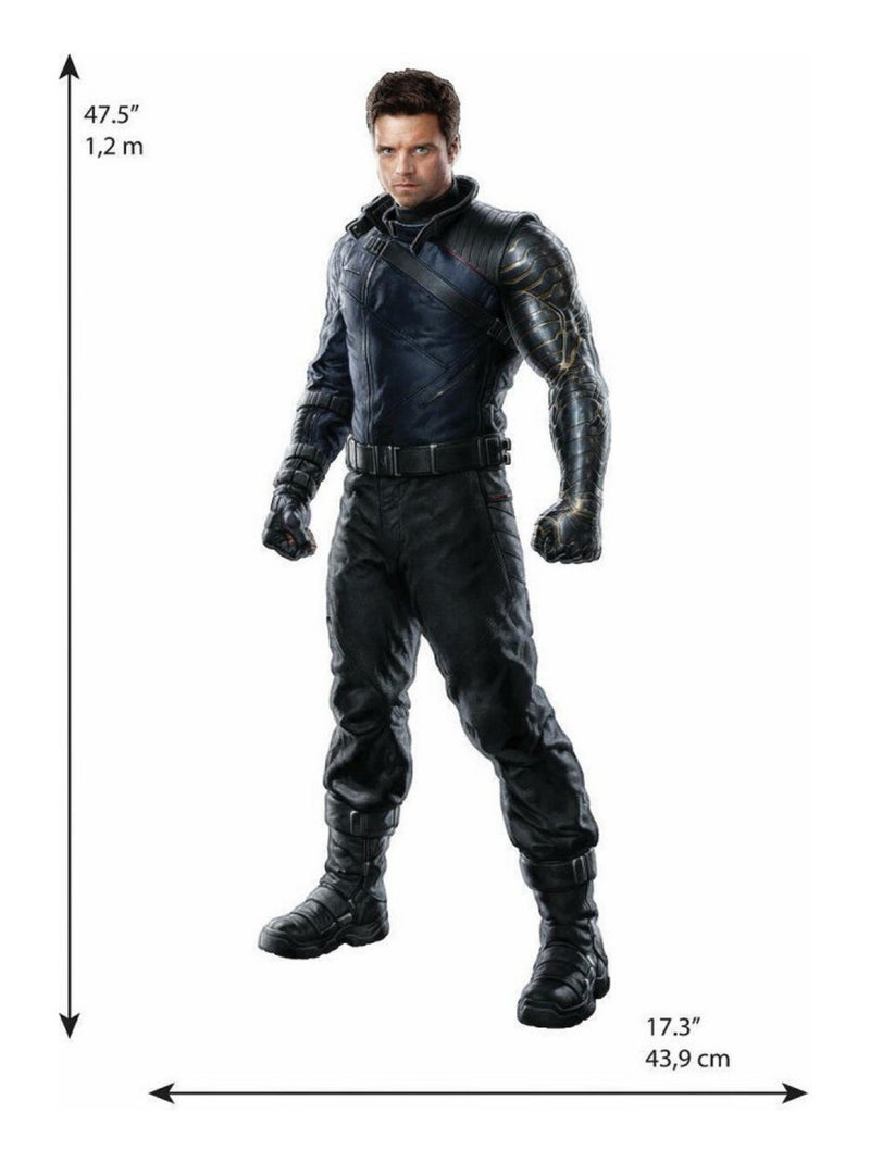 Sticker Mural géant Falcon et le Soldat de l'Hiver Marvel et stickers complémentaires Multicolore - Kiabi