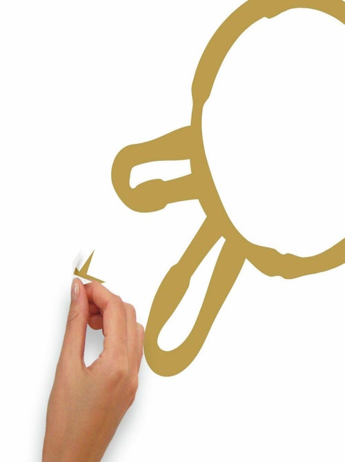 Sticker mural géant Lunettes Harry Potter et stickers complémentaires - Kiabi