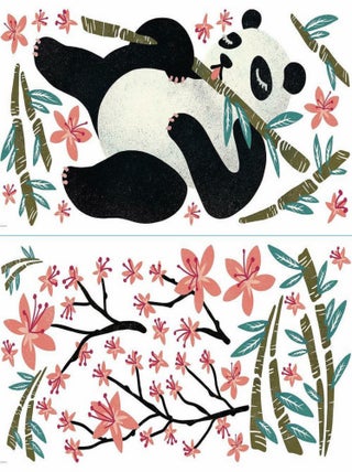 Sticker Mural Géant Panda