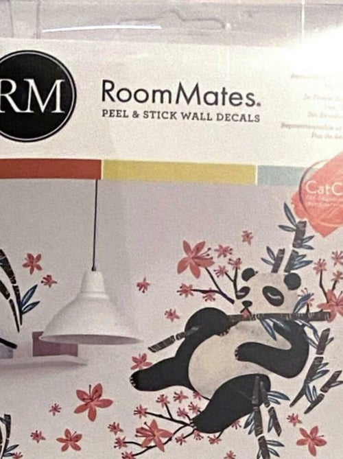 Sticker Mural Géant Panda - Kiabi