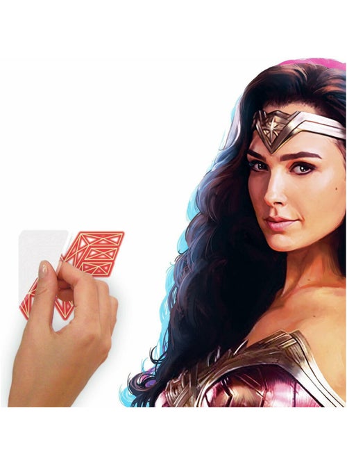 Sticker mural géant repositionnable Wonder Woman Gal Gadot - Kiabi