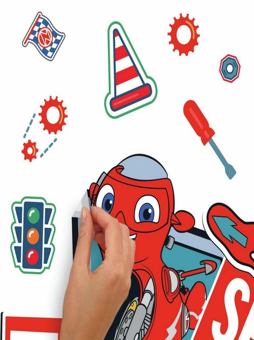 Sticker Mural Géant Ricky Zoom et stickers complémentaires - Kiabi