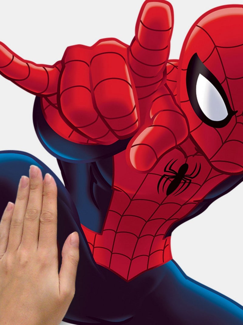 Sticker Mural Géant Spider-Man Ultimate Rouge - Kiabi