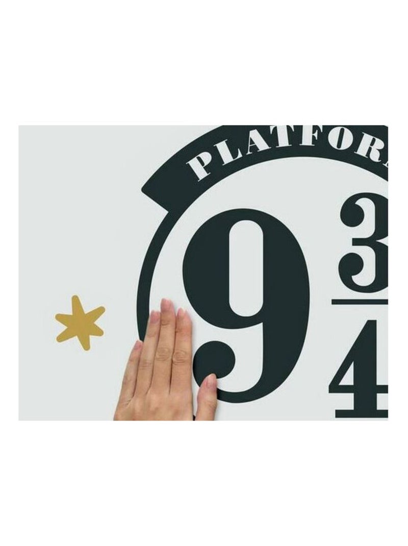 Sticker mural géant Train Poudlard Express Harry Potter Multicolore - Kiabi
