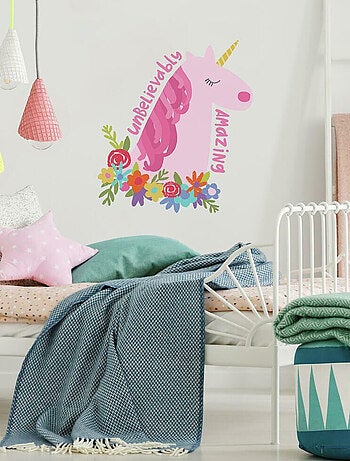 Sticker Mural Incroyable Licorne