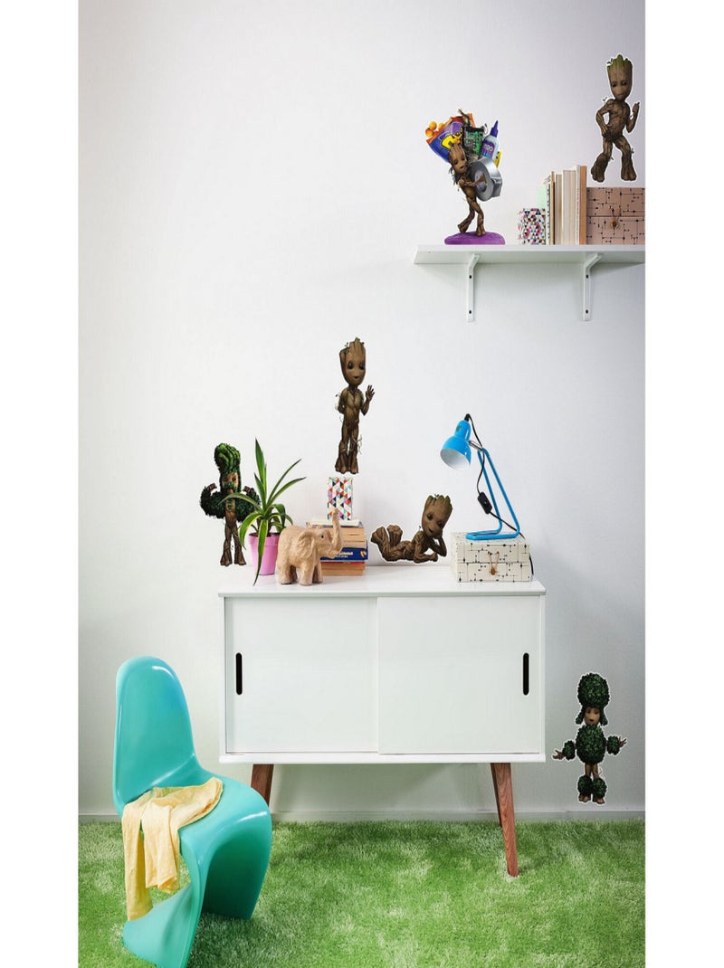 Sticker mural Je suis Groot!  - 50x70 cm Multicolore - Kiabi