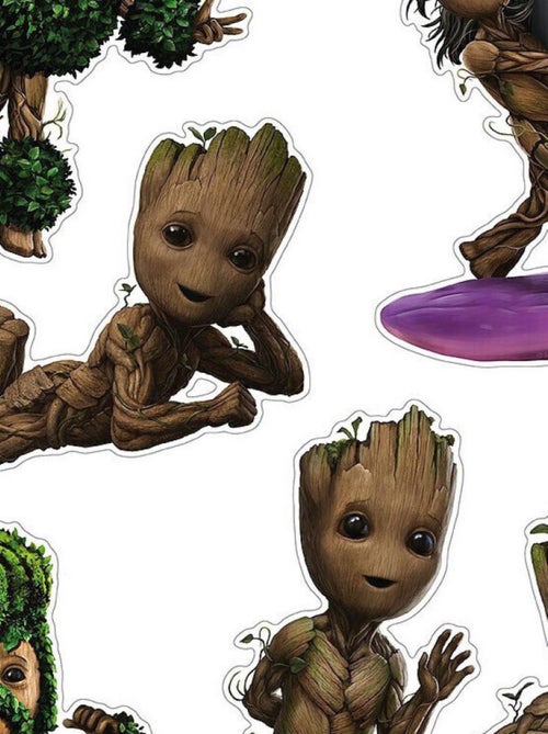 Sticker mural Je suis Groot!  - 50x70 cm - Kiabi