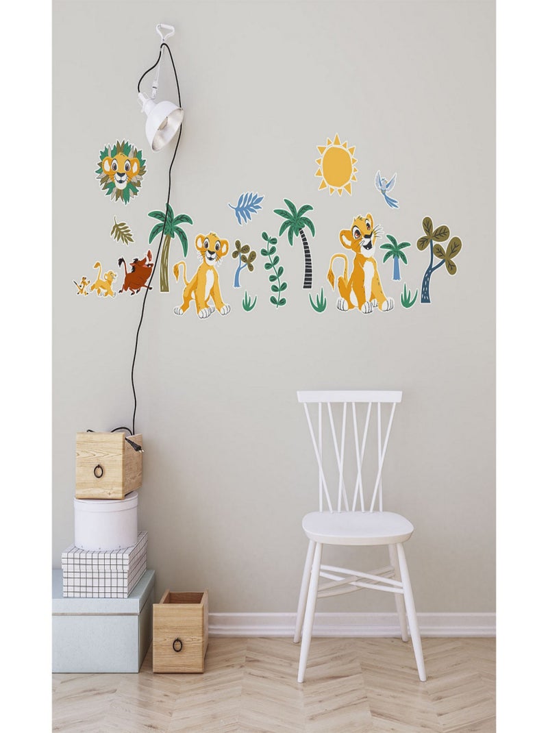 Sticker mural Le Roi Lion Faraway Oasis  - 50x70 cm Multicolore - Kiabi