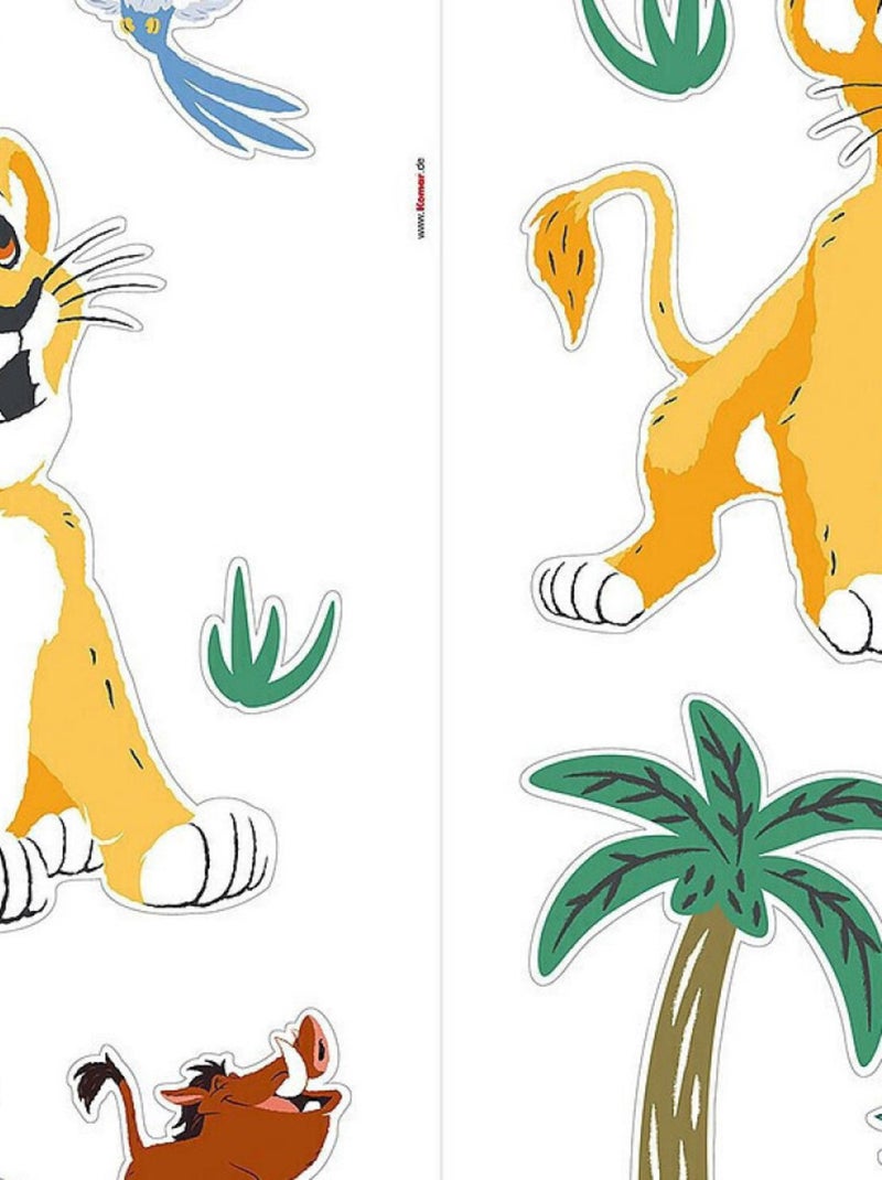 Sticker mural Le Roi Lion Faraway Oasis  - 50x70 cm Multicolore - Kiabi