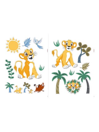 Sticker mural Lion King Faraway Oasis  - 50x70 cm