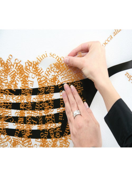 Sticker Mural Pâtes, Pasta - 100x70 cm - Kiabi