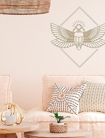 Sticker mural scarabée