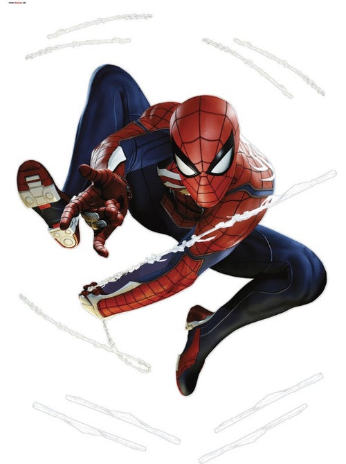 Sticker mural Spider man 50 x 70 cm - Kiabi