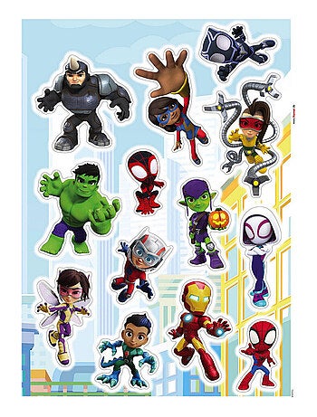 Sticker mural Spidey Et Ses Amis - 50x70 cm