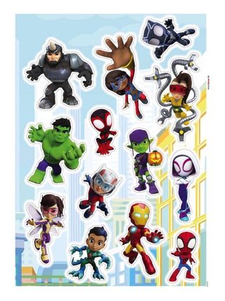 Sticker mural Spidey Et Ses Amis  - 50x70 cm