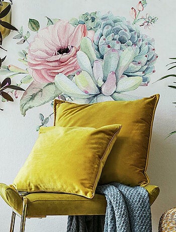 Sticker Mural Sublime Aquarelle Florale