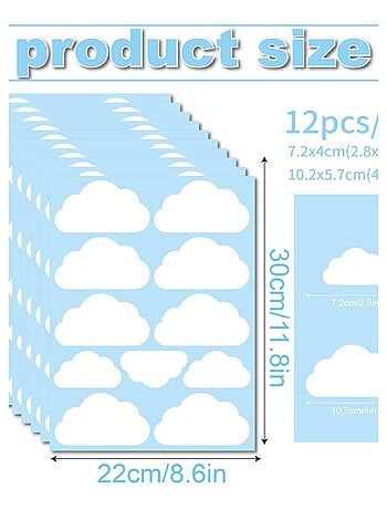Sticker Nuages 55 Stickers
