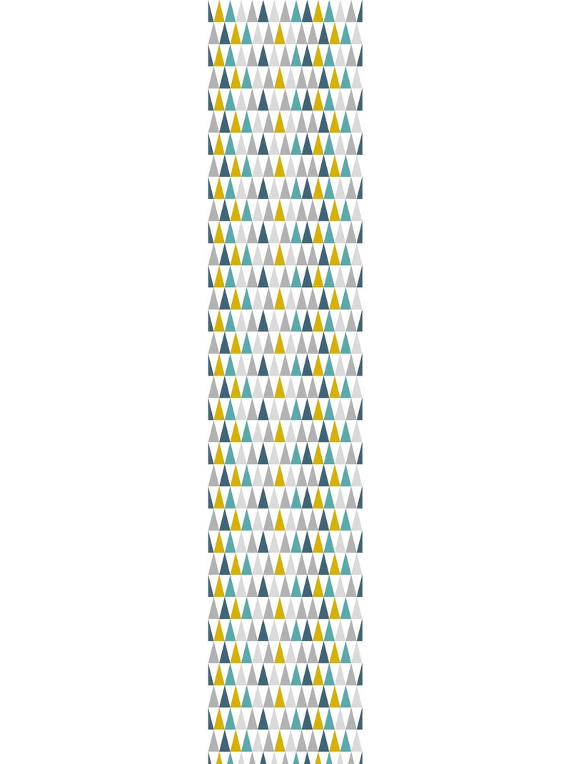 Sticker pour porte de dressing motif triangle HOME Blanc - Kiabi