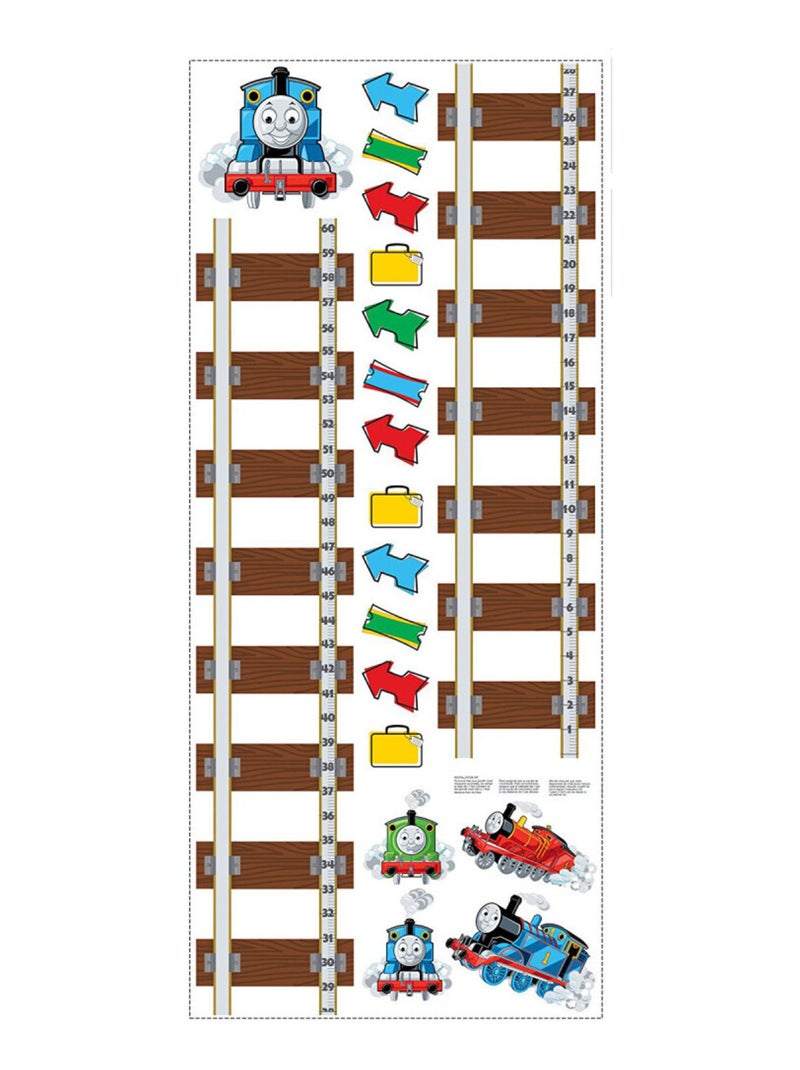 Sticker repositionnable Thomas et ses amis toise 45,7CM X 101,6CM Multicolore - Kiabi