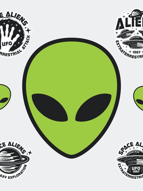 Stickers - Alien - Hauteur 92,7 cm - Kiabi