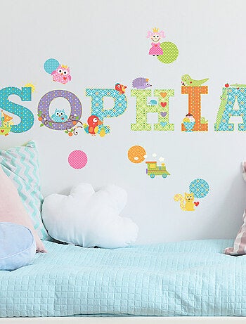 Stickers - Alphabet En Forme D'Animaux - Hauteur 45,7 cm
