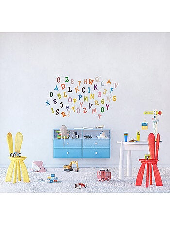 Stickers - Alphabet Lumineux - 1 planche 65 x 85 cm
