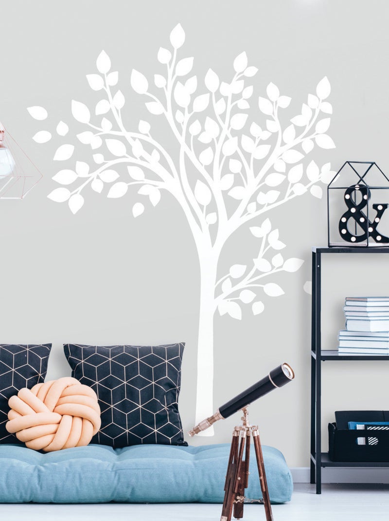 Stickers - Arbre Blanc - Hauteur 92.71 cm Multicolore - Kiabi
