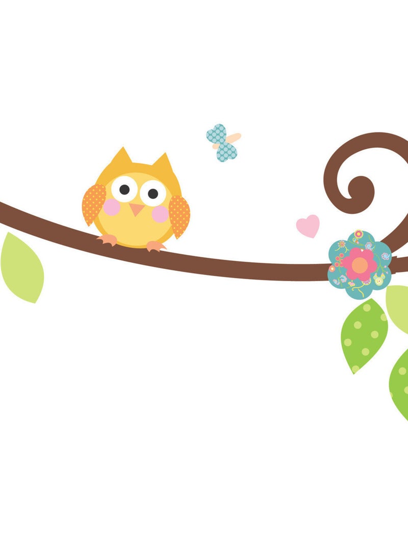 Stickers - Arbre Happy Mini - Hauteur 22,9 cm Multicolore - Kiabi