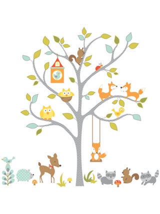 Stickers - Arbres De La Forêt - Hauteur 45,7 cm