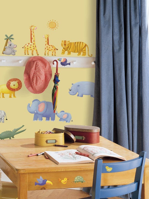 Stickers - Aventure Dans La Jungle - Hauteur 45,7 cm - Kiabi