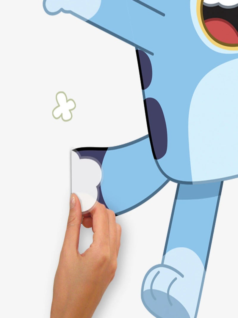 Stickers - Bluey Le Personnage - Hauteur 35,4 cm Multicolore - Kiabi