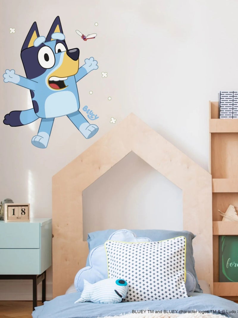 Stickers - Bluey Le Personnage - Hauteur 35,4 cm Multicolore - Kiabi