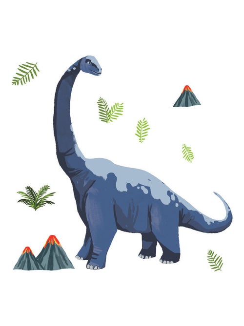 Stickers - Brachiosaures Dinosaure - Hauteur 92,71 cm - Kiabi