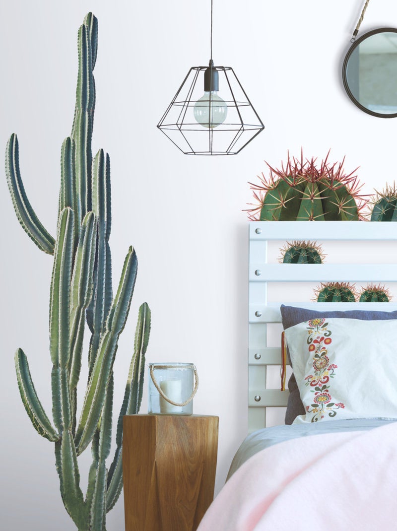 Stickers - Cactus Géant - Hauteur 92.71 cm Multicolore - Kiabi