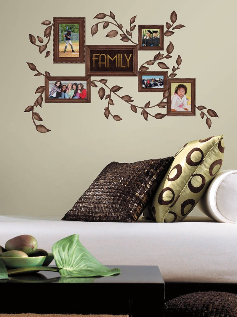 Stickers - Cadres De Famille - Hauteur 45,7 cm Multicolore - Kiabi