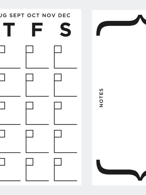 Stickers - Calendrier - Hauteur 92.71 cm - Kiabi