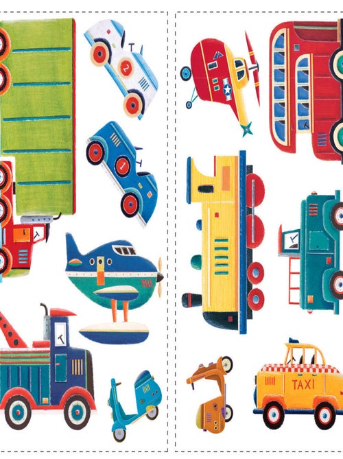 Stickers - Camions De Transport - Hauteur 45,7 cm - Kiabi