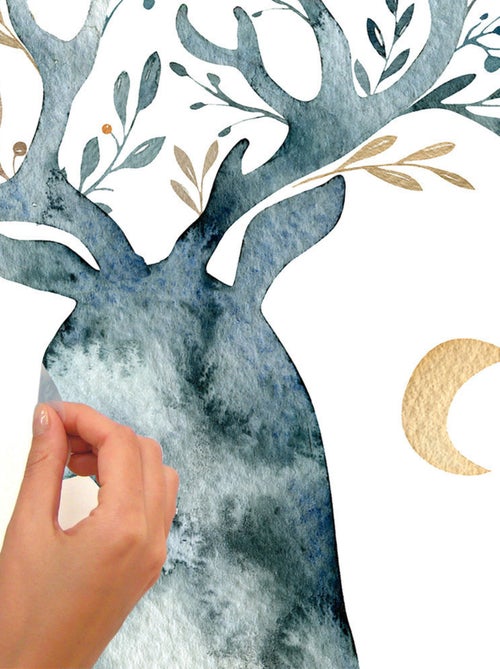 Stickers - Cerf - Hauteur 92,7 cm - Kiabi