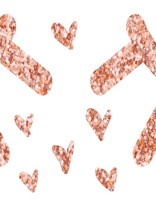 Stickers - Cils Roses - Hauteur 92.71 cm - Kiabi