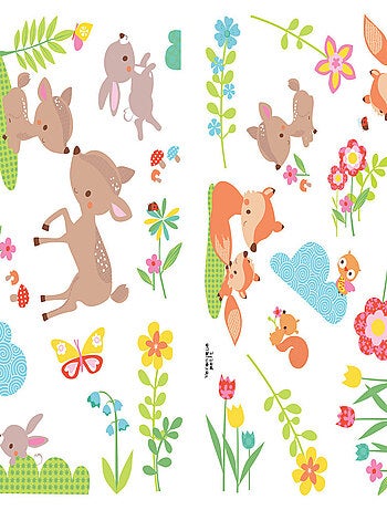 Stickers - Créatures Des Bois - Hauteur 45,7 cm