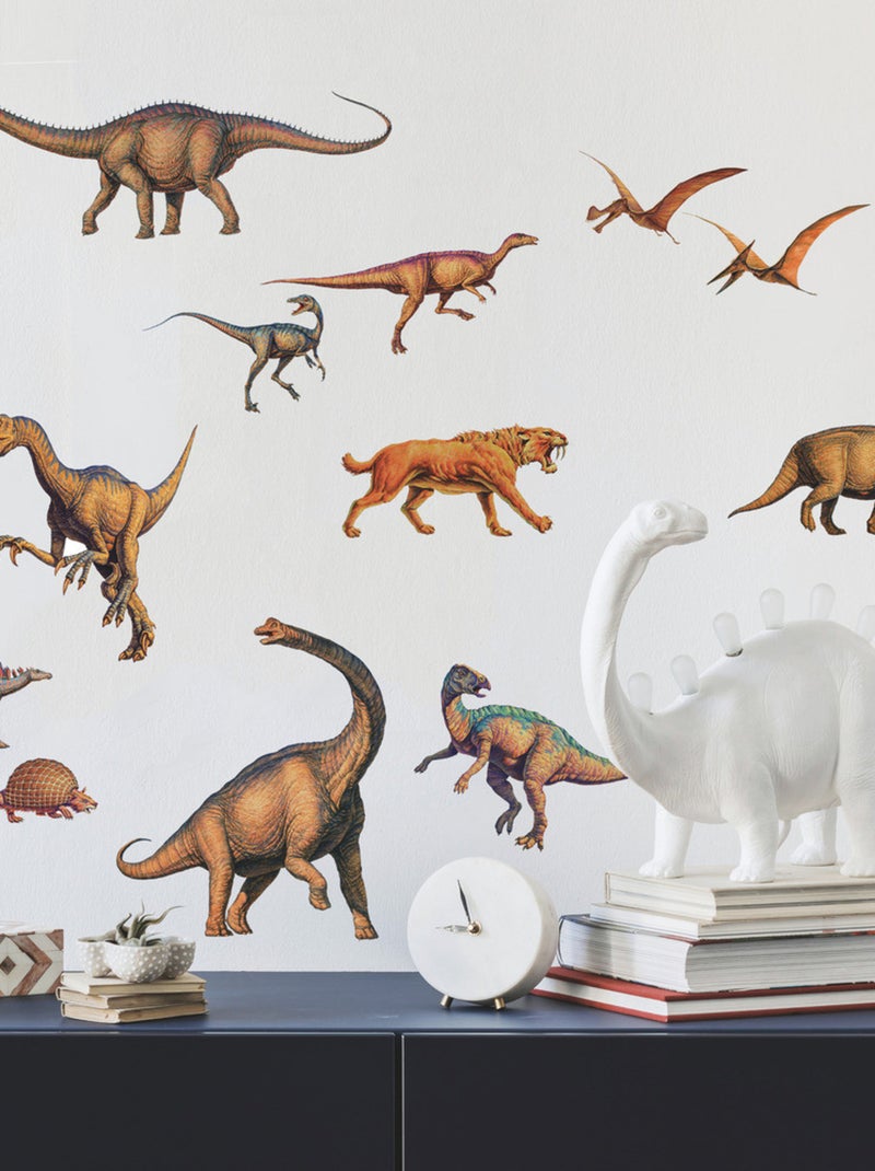 Stickers - Dinosaures - Hauteur 45,7 cm Multicolore - Kiabi