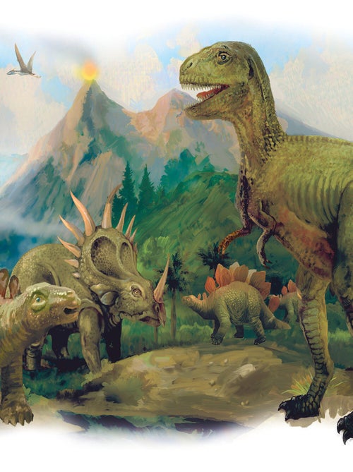 Stickers - Dinosaures Géants - Hauteur 45,7 cm - Kiabi