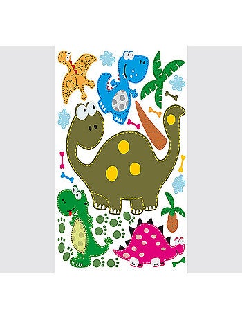 Stickers - Dinosaures Rigolo - 1 planche 65x85 cm