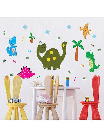 Stickers - Dinosaures Rigolo - 1 planche 65x85 cm