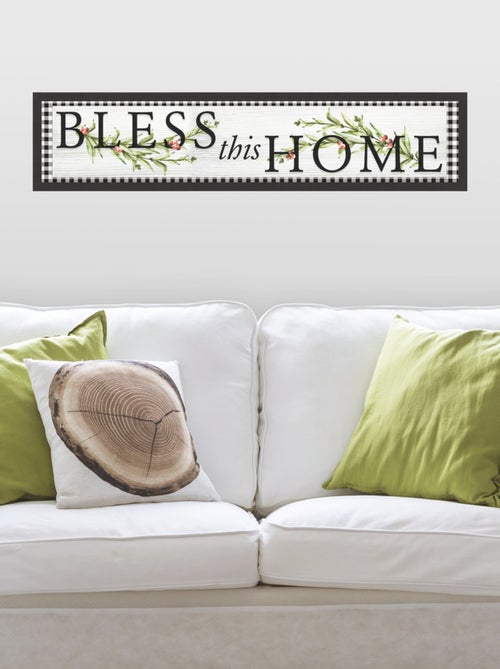 Stickers - Ecriture Murale - BLESS - Hauteur 92,7 cm - Kiabi
