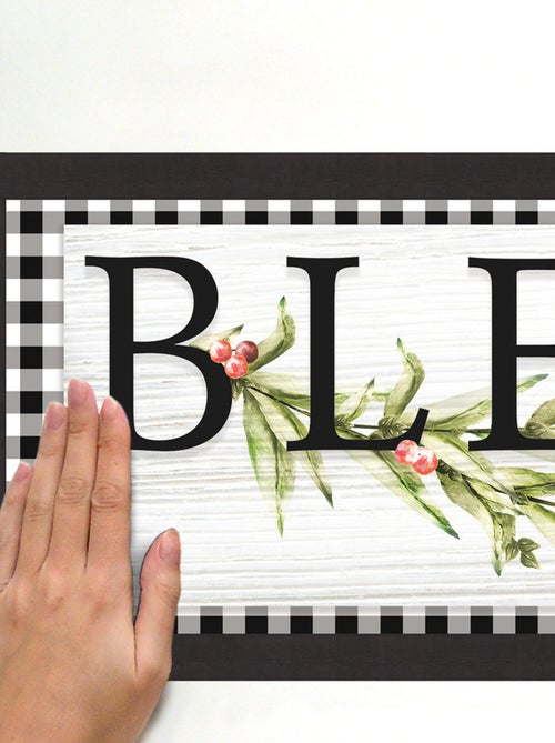 Stickers - Ecriture Murale - BLESS - Hauteur 92,7 cm - Kiabi