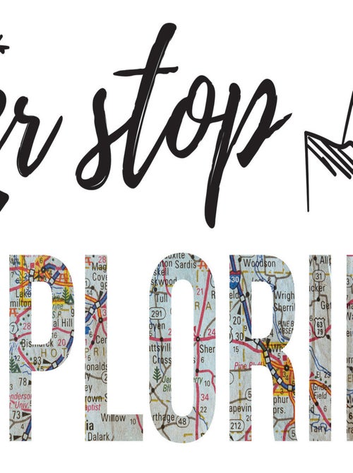 Stickers - Ecriture Murale - EXPLORING - Hauteur 92,7 cm - Kiabi