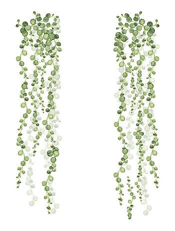 Stickers - Feuillages Verts - Hauteur 92.71 cm